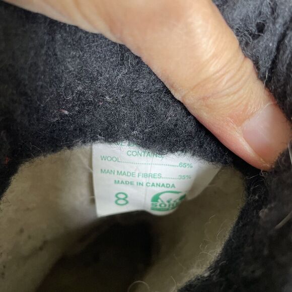 Sorel Men's Caribou Boots Size 8 Made In Canada Kaufman Wool Liners Winter *READ - Picture 9 of 12